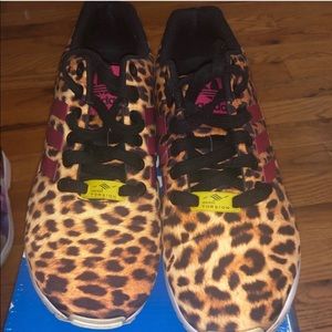 Adidas ZX Flux leopard Shoes